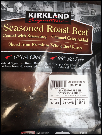 Kirkland Seasoned Roast Beef