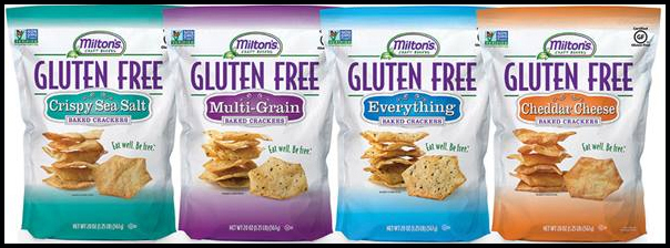 Milton's Craft Bakers delivers great taste with their gluten-free baked chip line-up