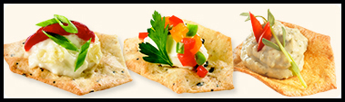 Milton's Craft Bakers provides tasty suggestions on pairing your gluten-free crackers with nutritious snack toppings