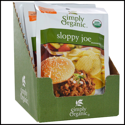 Simply Organic Gluten-free Sloppy Joe Mix