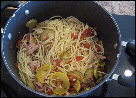 Mediterranean Chicken Gluten-free pasta