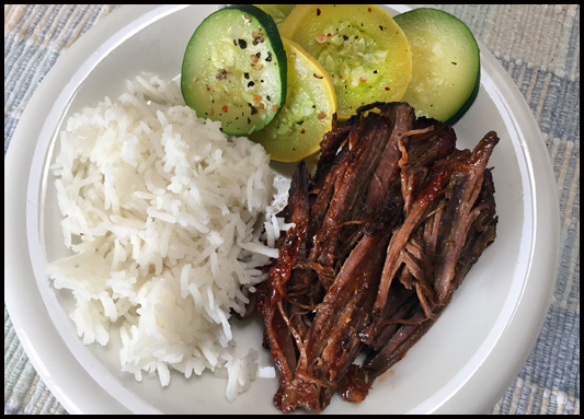 Beef Brisket plated