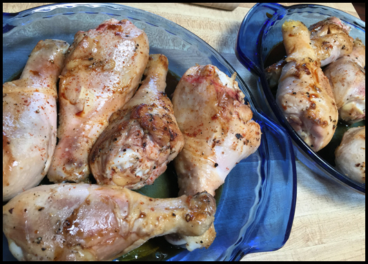 Prepped & browned chicken