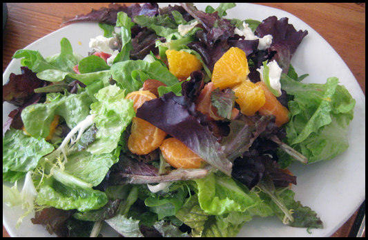 Tender Greens Salad w/ Mandarin Oranges