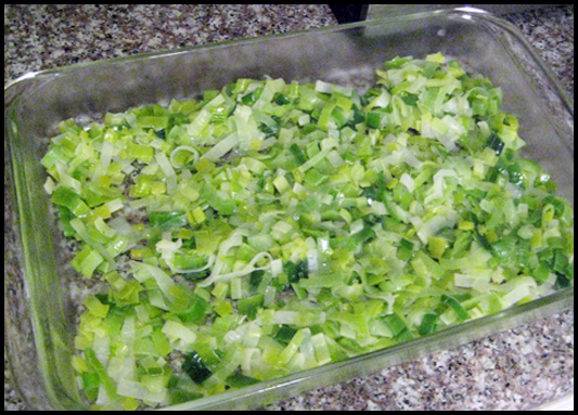 Leeks In Baking Dish