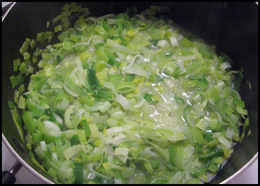 Leeks Boiling