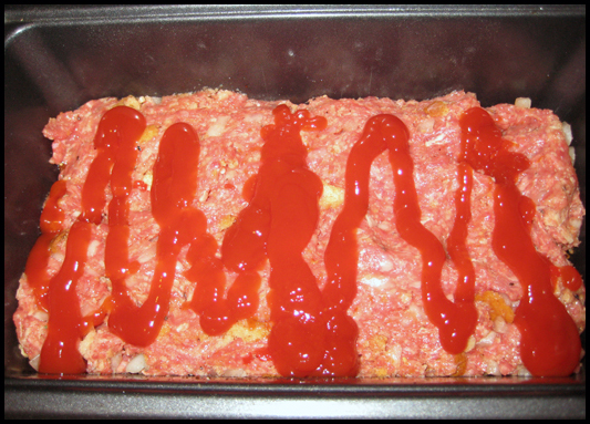 Meatloaf in pan