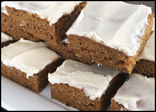 Gluten free Pumpkin Sheet Cake