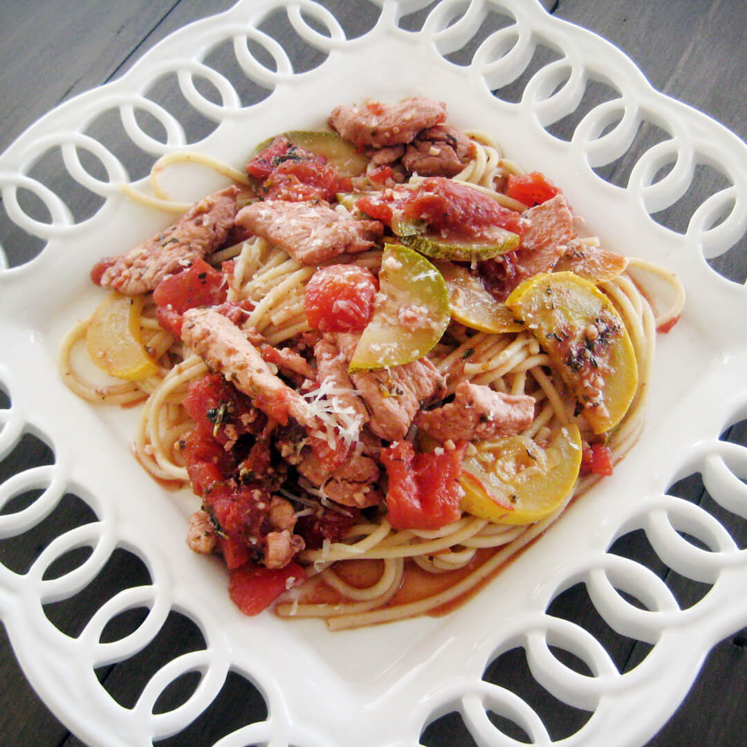 Mediterranean Chicken Pasta - gluten free